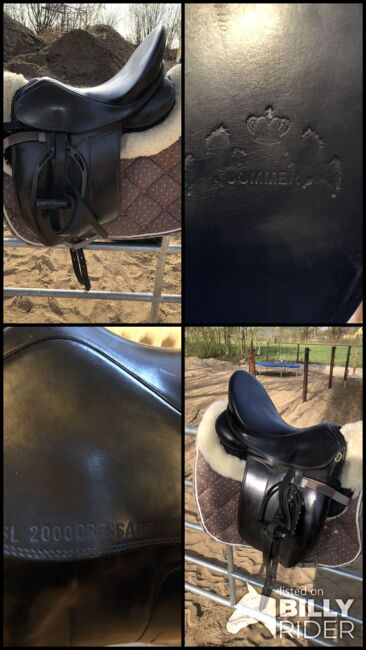 Sommer Monoblatt SL 2000 Dressage 17“ Zoll, Sommer  SL 2000, Miri, Dressursattel, Nehms, Abbildung 9