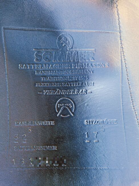 Sommer Opus 1, 17,5", schwarz, Sommer Opus 1, Marie, Dressursattel, Dannstadt-Schauernheim, Abbildung 6