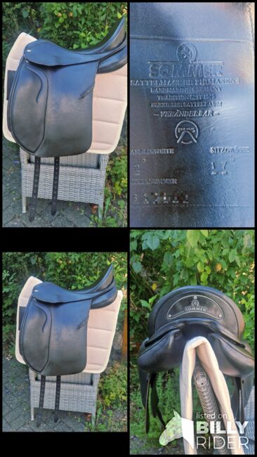 Sommer Opus 1, 17,5", schwarz, Sommer Opus 1, Marie, Dressage Saddle, Dannstadt-Schauernheim, Image 7