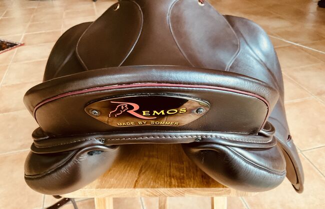 Sommer Remos Musica Dressursattel 18, Mocca, Sommer Remos Musica Classic DS  , Ines Miller (IM Sattel), Dressage Saddle, Graben, Image 6