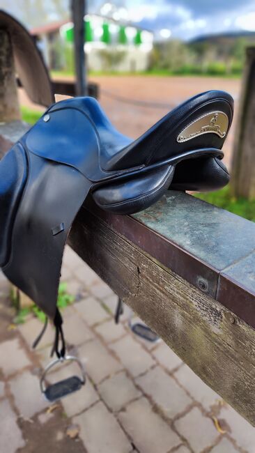 Sommer Sattel Opos 18" schwarz, Sommer Opos, Alexander Eckel, Dressage Saddle, Saarbrücken, Image 8