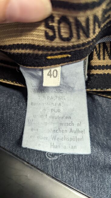 Sonnenreiter Vollbesatz Jodhpur Reithose Jeans 40, Anni, Bryczesy, Wendelstein, Image 3
