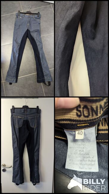 Sonnenreiter Vollbesatz Jodhpur Reithose Jeans 40, Anni, Bryczesy, Wendelstein, Image 5