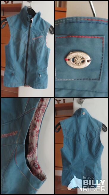 Sonnenreiter Reitweste Jeans leichte Weste Gr. XS (S) blau TOP, Sonnenreiter, sunnygirl, Riding Jackets, Coats & Vests, München, Image 5