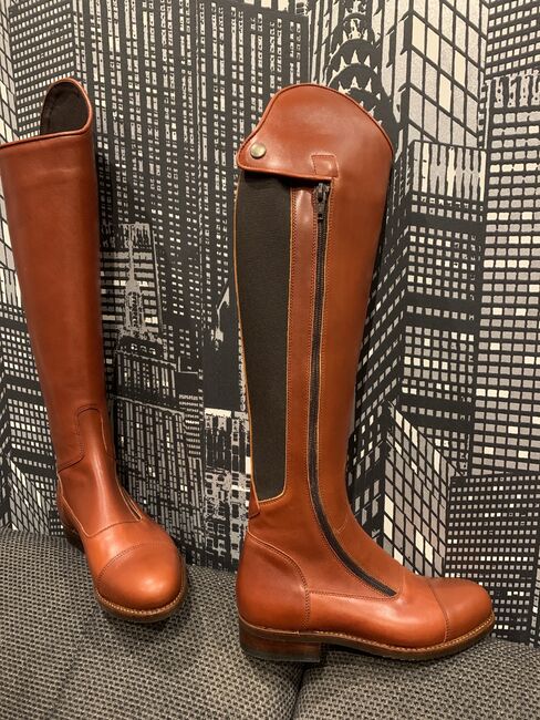 Spanische Reitstiefel Gr. 40, Echtleder, Iris, Reitstiefel, Selb, Abbildung 4