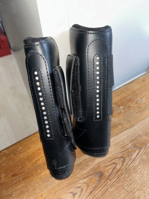 Gamaschen schwarz Glitzer, Petra Würdinger, Tendon Boots, Landshut, Image 2