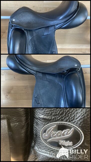 Custom Dressursattel, Custom  Icon Flight, N.Gaum, Dressage Saddle, Neufra, Image 4