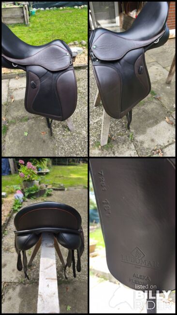 Maßsattel Ludomar Alexa 18 Zoll, Ludomar  Alexa, Sarah, Dressage Saddle, Axstedt, Image 14