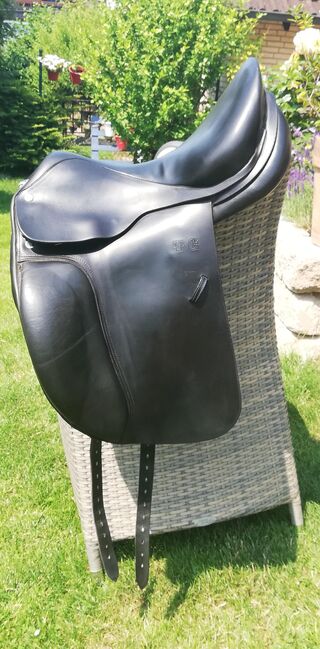 Spirig St . Gallen Dressursattel, schwarz, 17 Zoll, top Zusatnd, Spirig St. Gallen, Schweiz, Alex , Dressage Saddle, Leopoldshöhe, Image 8