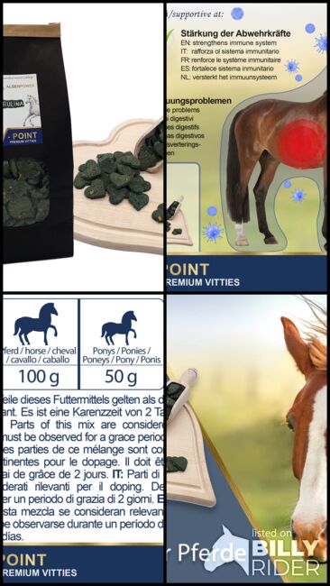 SPIRULINA – Premium Vitties für Pferde, V-POINT VP-PF-SPIR-500-1, V-POINT premium pet food GmbH, Horse Feed & Supplements, Hausmannstätten, Image 5