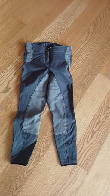 Reithose Vollbesatz, grau, Gr. 19 (38 kurz), Lookri, wie Neu!, Lookri, Hariet, Bryczesy, Höchstadt