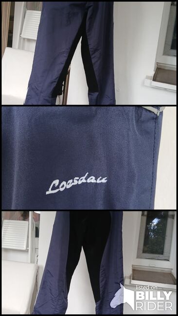 Reit-Regenhose, Lösdau  Regenhose, dunkelblau, unisex, AnnLizz , Bryczesy, Hannover , Image 4