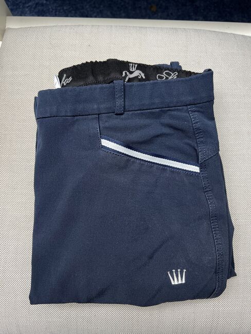 Spooks Reithose dark navy M Damen Vollleder grip, Spooks Reithose Volllederbesatz, Zoe, Breeches & Jodhpurs, Krefeld