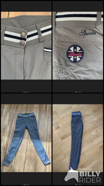 Spooks Reithose xxs xs 32 34 wNeu grau Hose Eskadron, Spooks  Reithose, S. Hamer , Breeches & Jodhpurs, Lensahn , Image 5