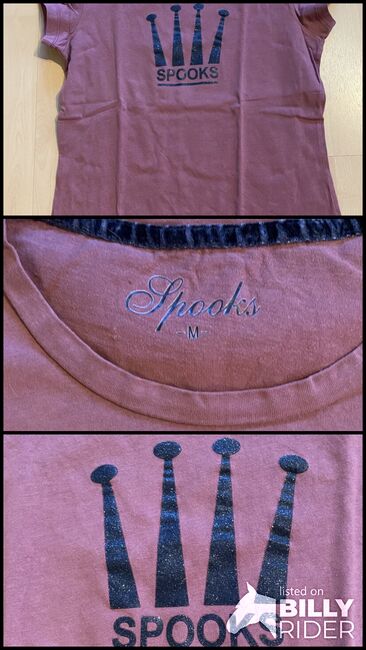 Spooks Crown Shirt Gr.M dark rose, Spooks Crown Shirt, Vanessa Voigt, Koszulki i t-shirty, Haiger, Image 4
