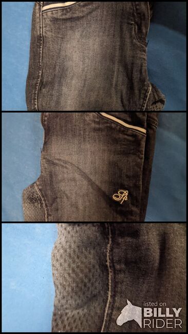 Spooks Jeans-Reithose Fullgrip dunkelblau Größe M, Spooks, Lara Geier, Breeches & Jodhpurs, Sindelfingen, Image 4