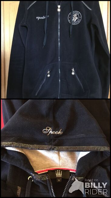 Spooks Fleecejacke Gr. S dunkelblau, M.F., Shirts & Tops, Hohenthann , Image 3