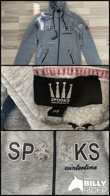 Spooks Jacke Sweatshirt Hoodie Gr M 38 grau, Spooks, KJ, Riding Jackets, Coats & Vests, Heppenheim, Image 4