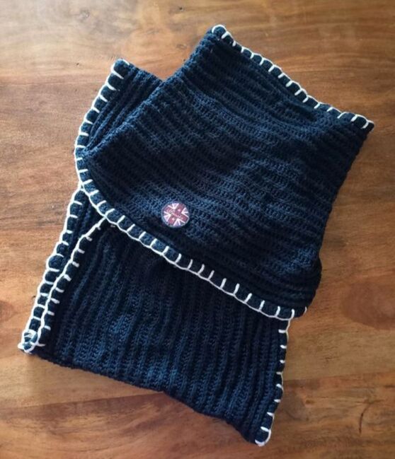 ⭐️Spooks⭐️Navy Loop-Schal/Strickschal, Spooks , Rose, Sonstiges, Wrestedt