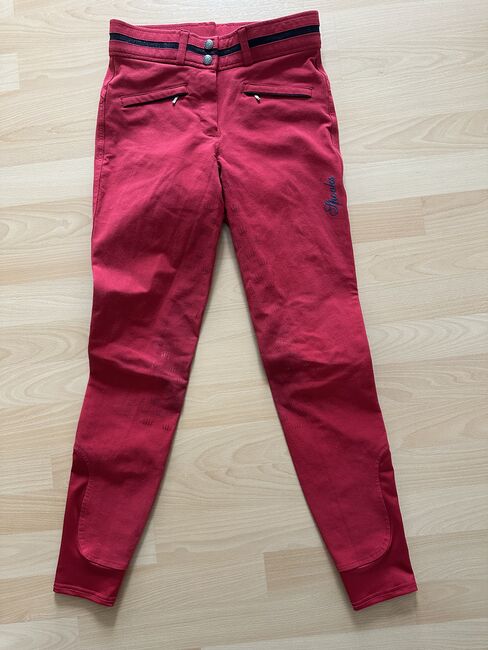 Spooks Reithose Sarina Full Grip ribbon red, Spooks Sarina Full Grip, Lea, Breeches & Jodhpurs, Weinheim