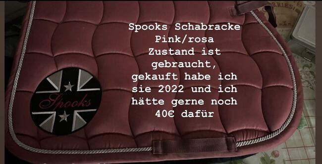 Spooks Schabracke Big Square Rosa, Spooks  Schabracke big Square , E. Lenkeit , Schabracken, Ludwigsfelde 