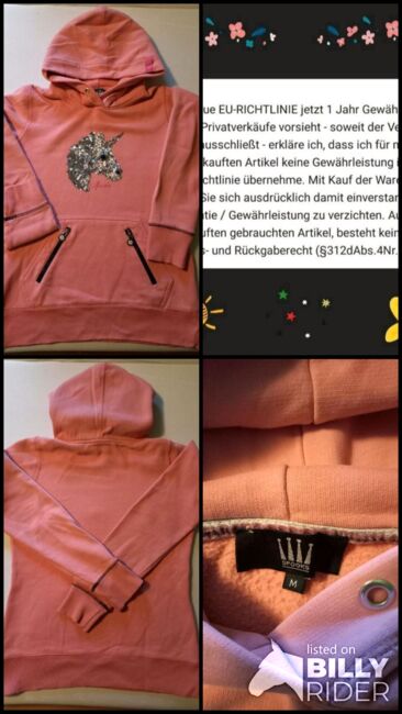 ⭐️Spooks/TOP Hoodie Glitzer-Einhorn S⭐️, Spooks  Glitzer-Einhorn, Familie Rose, Shirts & Tops, Wrestedt, Image 6