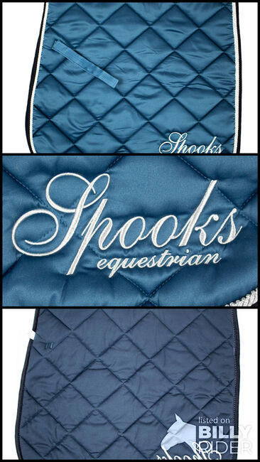 Spooks Schabracke “Fineline” Legion Blue/Navy DR, Spooks Fineline, myMILLA (myMILLA | Jonas Schnettler), Dressage Pads, Pulheim, Image 4