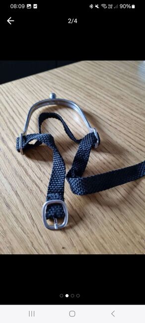 Sporen mit Stoffriehmen, SuHu, Spurs & Spur Straps, Ybbs an der Donau, Image 3