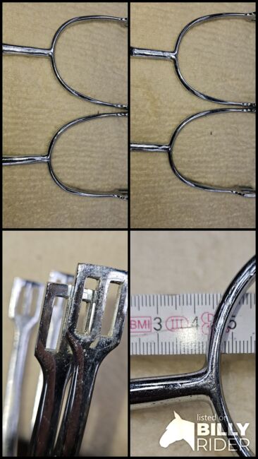 Sporen 4 cm, No Name Sporen , Birte Metzger-Jessen , Spurs & Spur Straps, Weesby , Image 5