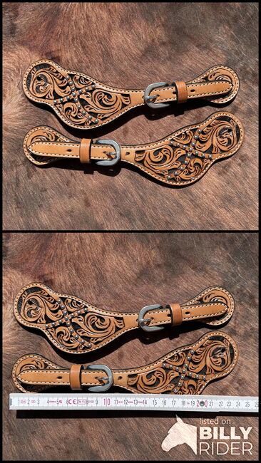 Sporenriemen mit Verzierungen, Barbara Morgenroth , Spurs & Spur Straps, Scheßlitz, Image 3