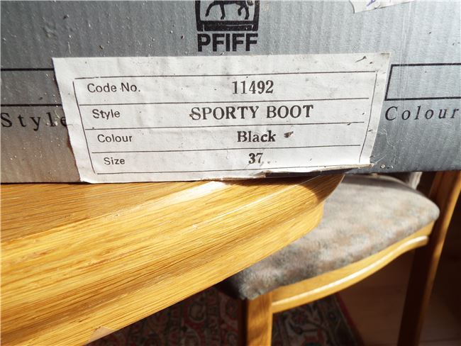 Sporty Boot Schnürrstiefelette Größe 37 schwarz neu, Pfiff Sporty Boot, Grass Winfried, Reitstiefeletten, Brilon, Abbildung 4