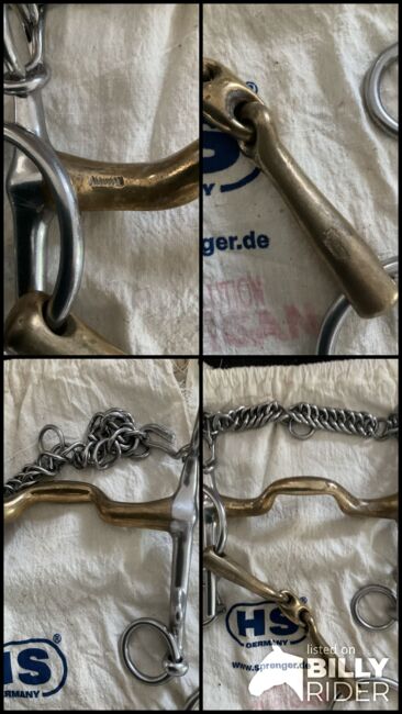 Sprenger-Kandare mit Unterlegtrense Gr. 13 cm/ Unterlegtrense  14 cm , lange Anzüge 7 cm, Sprenger K&K Ultra , Karin Anton, Horse Bits, Wenningstedt-Braderup , Image 14