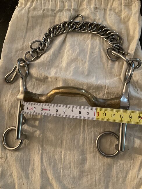 Sprenger- Dressurkandare mit doppelt gebrochener Unterlegtrense, kurze Anzüge Gr 13 cm /14cm, Sprenger K& K Ultra mit kurzen Anzügen, Karin Anton, Horse Bits, Wenningstedt-Braderup , Image 9