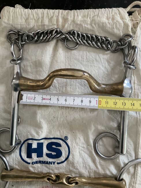 Sprenger-Kandare mit Unterlegtrense Gr. 13 cm/ Unterlegtrense  14 cm , lange Anzüge 7 cm, Sprenger K&K Ultra , Karin Anton, Horse Bits, Wenningstedt-Braderup , Image 7