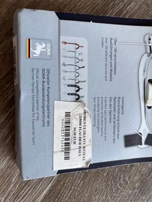 Sprenger Sporen Ultra Fit 35mm Flacher Hals NEU, Sprenger Ultra Fit, MA, Spurs & Spur Straps, Göppingen, Image 2