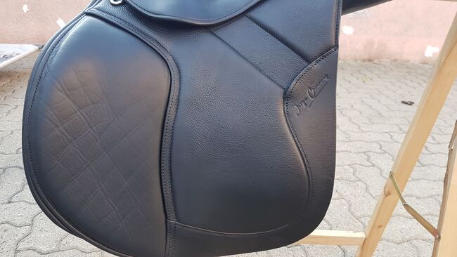 SPRINGSATTEL von Jorge Canaves 17,5 Zoll schwarz, Jorge Canaves Celebration Spring Covered, Manuela Matzke, Jumping Saddle, Wolsdorf, Image 10