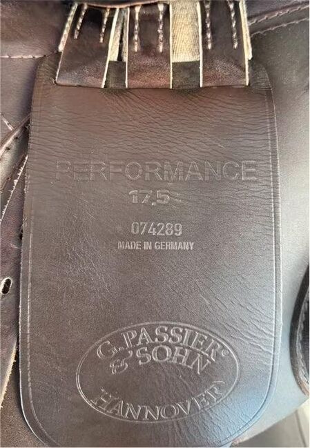 Springsattel Passier Performance 17,5 Zoll, Passier Performance, Selina Frei, Jumping Saddle, Oldenburg, Image 9