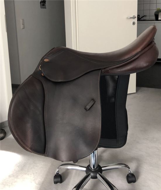 Springsattel 17,5“, Eric Thomas  Londres, Alisch, Jumping Saddle, Pulheim, Image 2