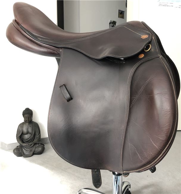 Springsattel 17,5“, Eric Thomas  Londres, Alisch, Jumping Saddle, Pulheim