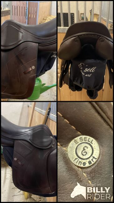 Springsattel braun, Esell Fine art, katharina walcher, Jumping Saddle, Klam, Image 7