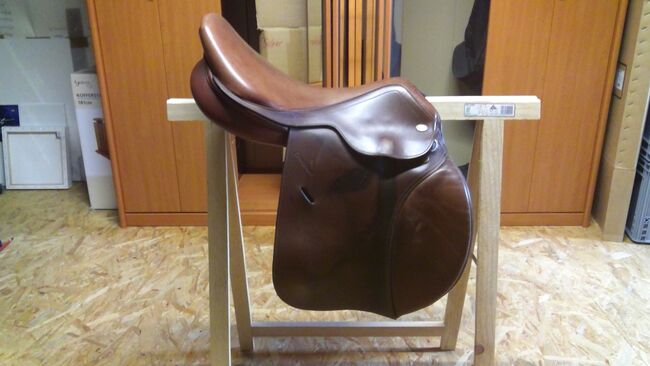 Springsattel Chamberlain 17.5 braun, privat, Jumping Saddle, friedrichsthal