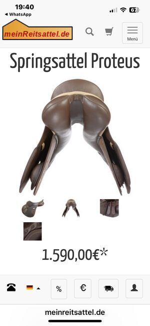 Springsattel, Kavalkade Proteus, Tanja Brock, Jumping Saddle, Drebber