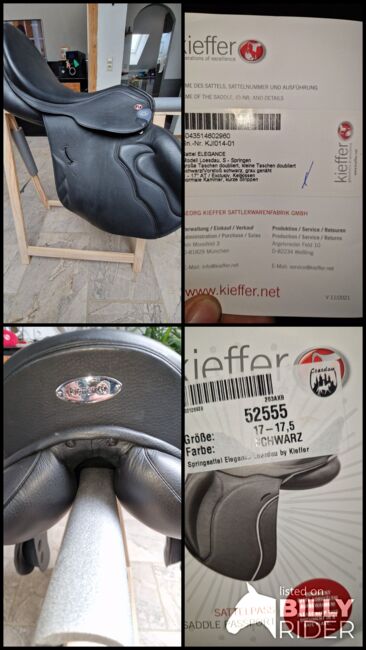 Springsattel, Loesdau-Kieffer 17-17,5Zoll Elegance, Michael, Jumping Saddle, Donaueschingen, Image 21