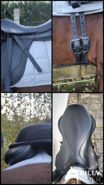 Springsattel Louisa koehne monoblat schwarz Glitzer 17,5 Zoll, Louisa koehne , Jassi , Jumping Saddle, Zossen , Image 22