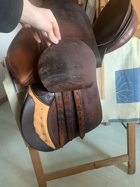 Springsattel Passier braun Pferdesattel Reitsattel, Passier U Sohn Hannover  Passier, Catherine Senne, Jumping Saddle, Chursdorf , Image 3