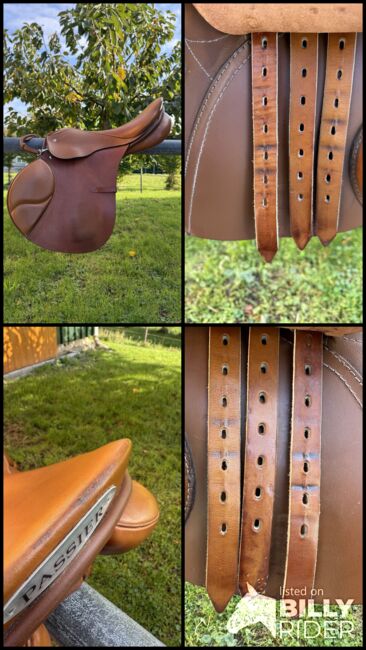 Springsattel Passier Marcus Ehning 2, Teak, 17“, Passier Marcus Ehning 2, Lisa, Jumping Saddle, Stuttgart, Image 9