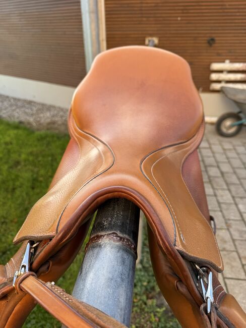 Springsattel Passier Marcus Ehning 2, Teak, 17“, Passier Marcus Ehning 2, Lisa, Jumping Saddle, Stuttgart, Image 6