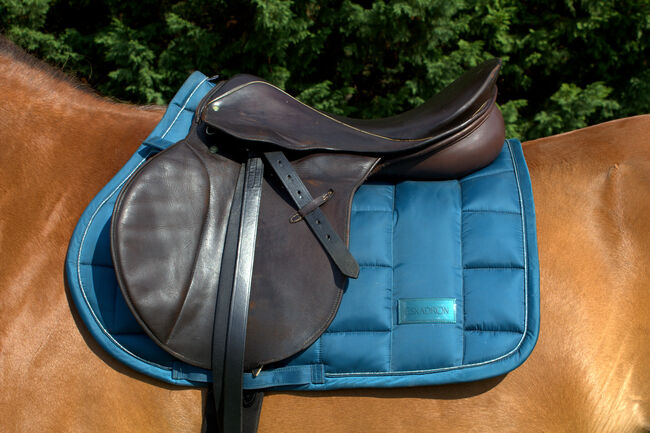 Springsattel Stübben Parzival - dunkelbraun , Sattel , Pferd , reiten, Stübben Parzival, Jule, Jumping Saddle, Aschersleben, Image 2