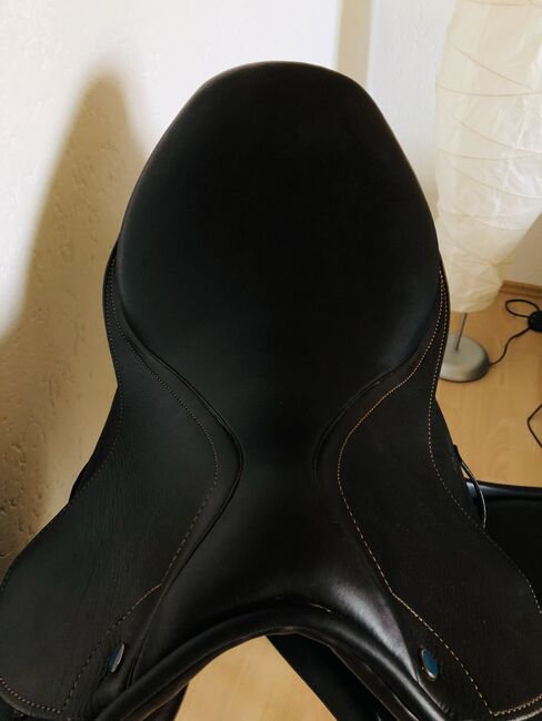 Springsattel Stübben Portos Elite de Luxe 17,5 ebony braun, Stübben Portos Elite De luxe, Anika Z. , Jumping Saddle, Gersthofen, Image 25