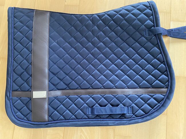 Springschabracke von Equestrian Stockholm  Marine/braun, Full/WB, Equestrian Stockholm, Angelika Goppert, Dressage Pads, LiTZENDORF